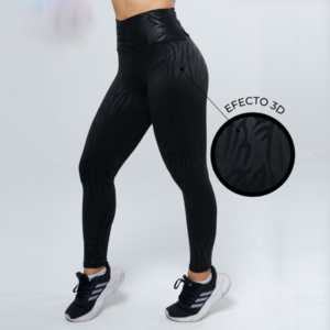 CALZA MUJER 3D EFECTO ZEBRA