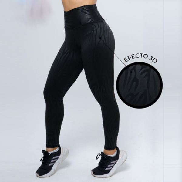 CALZA MUJER 3D EFECTO ZEBRA