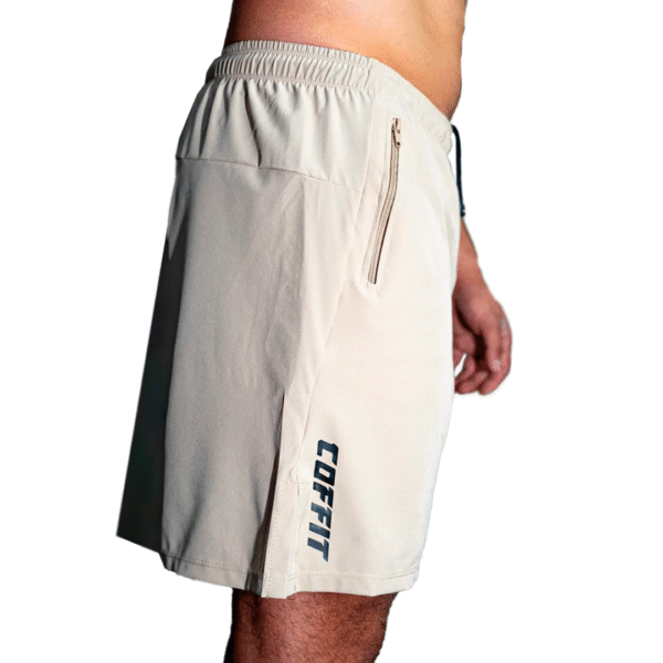 SHORT COFFIT 2.0 HOMBRE BEIGE - Imagen 2