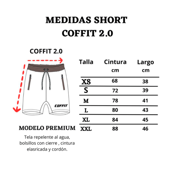 SHORT COFFIT 2.0 HOMBRE MORADO - Imagen 4